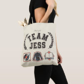 Team Jess Gilmore Girls Design トートバッグ (クローズアップ)