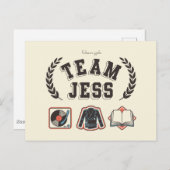 Team Jess Gilmore Girls Design ポストカード (正面/裏面)