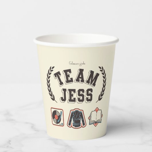 Team Jess Gilmore Girls Design 紙コップ (裏面)