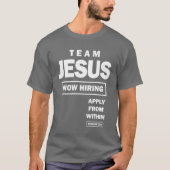 Team Jesusが採用を開始 |クリスティア Tシャツ (正面)