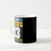Team Jesus 03 信仰 希望 愛 キリスト教 聖書の詩 コーヒーマグカップ (正面左)