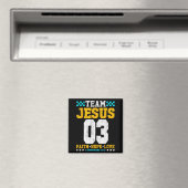 Team Jesus 03 信仰 希望 愛 キリスト教 聖書の詩 マグネット (インサイチュ (食洗機))
