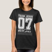 Team Jesus 07 Saved By Grace Tシャツ (正面)