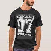 Team Jesus 07 Saved By Grace Tシャツ (正面)