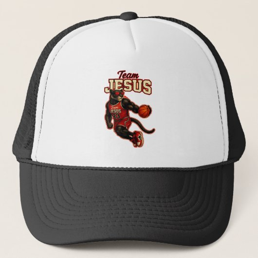Team JESUS -23 パンサー - キリスト教 キャップ (正面)