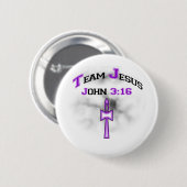 Team Jesus Christian John 316 缶バッジ (正面&裏面)