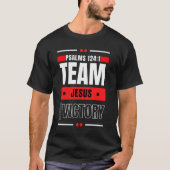 Team Jesus - Prayer Bible Scripture Tシャツ (正面)