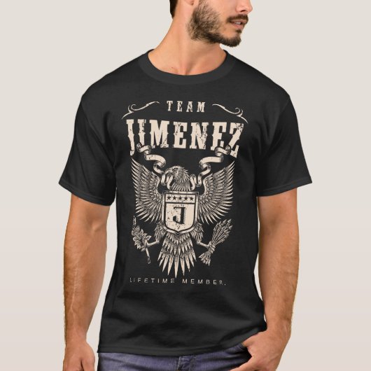 TEAM JIMENEZ Lifetime Member. Tシャツ (正面)