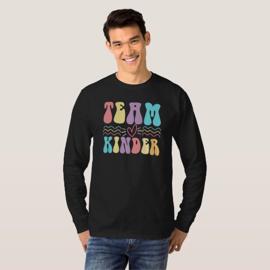 Team Kinder Student Women's kindergarten teacher   Tシャツ (正面フル)