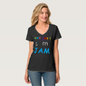 Team Kindergarten Is My Jam Teacher Student 1 Tシャツ (正面フル)