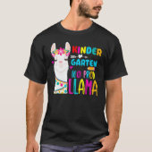 Team Kindergarten Teacher Rainbow No Prob Llama 10 Tシャツ (正面)