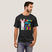Team Kindergarten Teacher Rainbow No Prob Llama 10 Tシャツ (正面フル)