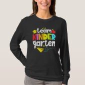 Team Kindergarten Teacher Student  Back To School  Tシャツ (正面)
