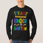 Team Kindergarten Teacher Student Kids Back To Sch Tシャツ (正面)