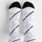 Team Krebsサイクルクエン酸回路TCAC ソックス (上部)