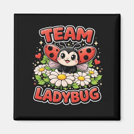 Team Ladybug マグネット (正面)
