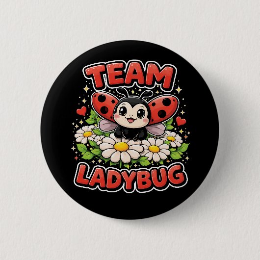 Team Ladybug 缶バッジ (正面)