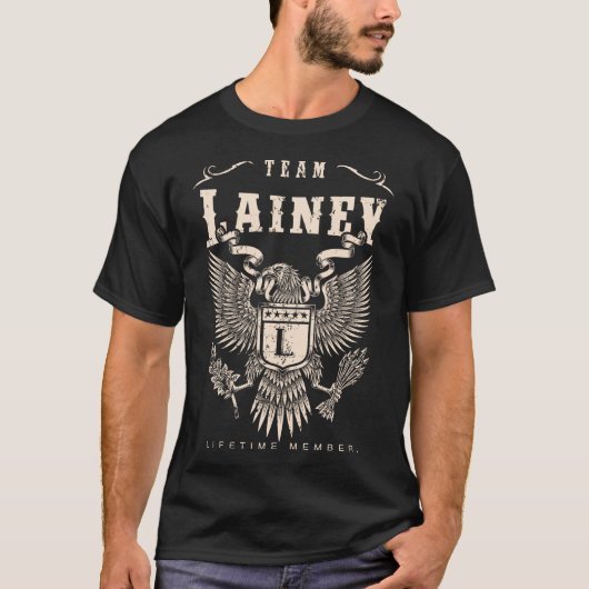 TEAM Lainey Lifetimeメンバー。 Tシャツ (正面)