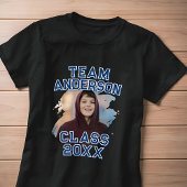 Team [Last Name] 卒業写真 20XX年卒 Tシャツ