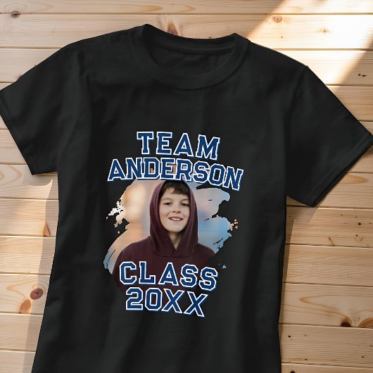 Team [Last Name] 卒業写真 20XX年卒 Tシャツ