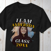 Team [Last Name] 卒業写真 20XX年卒 Tシャツ