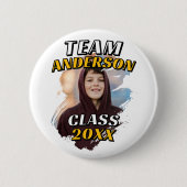 Team [Last Name] Graduation Photo Class of 20XX 缶バッジ (正面)