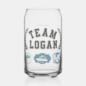 Team Logan Gilmore Girls Design ガラス缶 (正面)