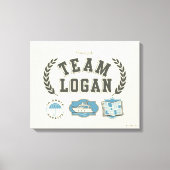 Team Logan Gilmore Girls Design キャンバスプリント (正面)