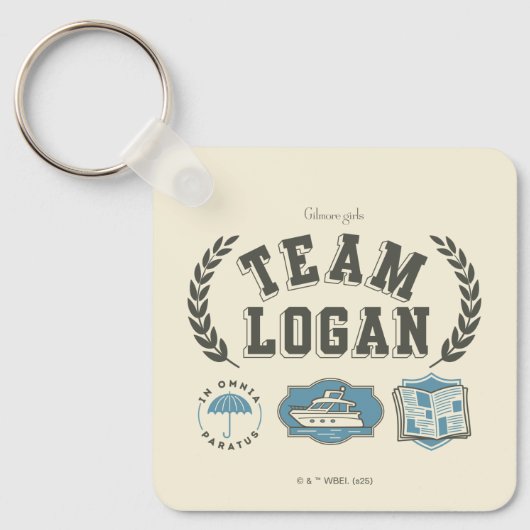 Team Logan Gilmore Girls Design キーホルダー (正面)