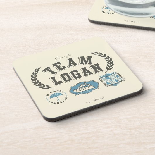 Team Logan Gilmore Girls Design コースター (左側)
