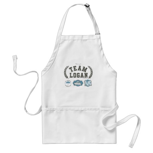 Team Logan Gilmore Girls Design スタンダードエプロン (正面)