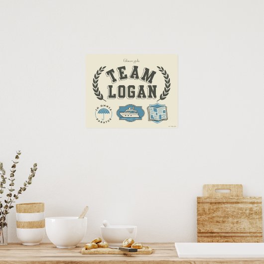 Team Logan Gilmore Girls Design ポスター (キッチン)