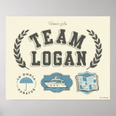Team Logan Gilmore Girls Design ポスター (正面)