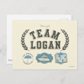 Team Logan Gilmore Girls Design ポストカード (正面/裏面)