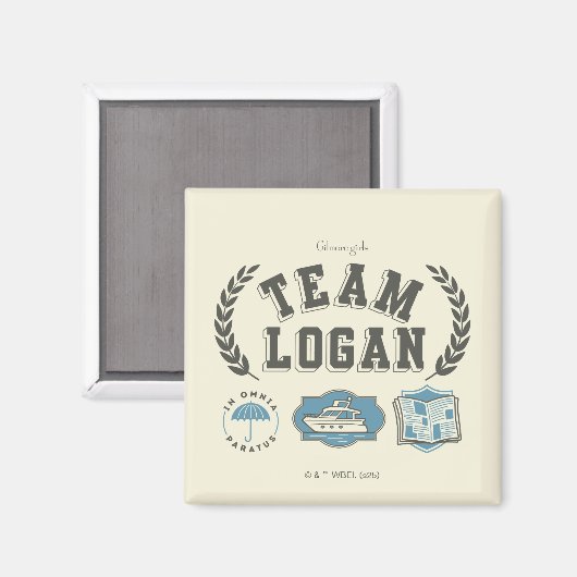 Team Logan Gilmore Girls Design マグネット (正面/裏面)