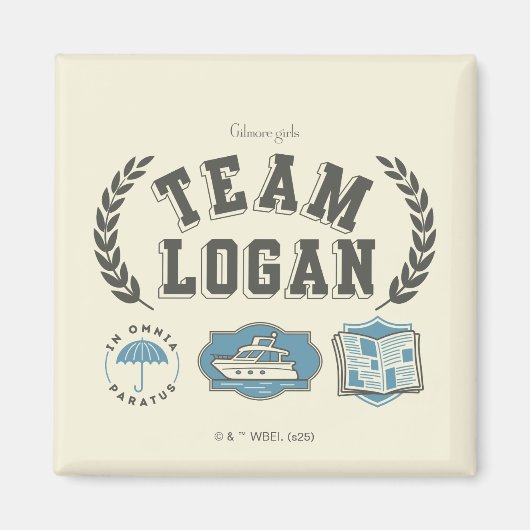 Team Logan Gilmore Girls Design マグネット (正面)