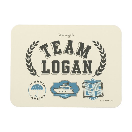 Team Logan Gilmore Girls Design マグネット (横)