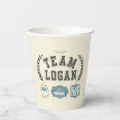 Team Logan Gilmore Girls Design 紙コップ (裏面)