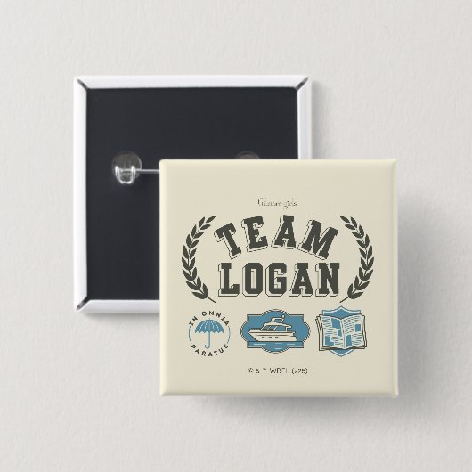 Team Logan Gilmore Girls Design 缶バッジ (正面&裏面)