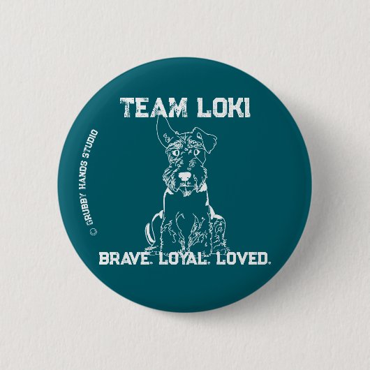 Team Loki Button 缶バッジ (正面)