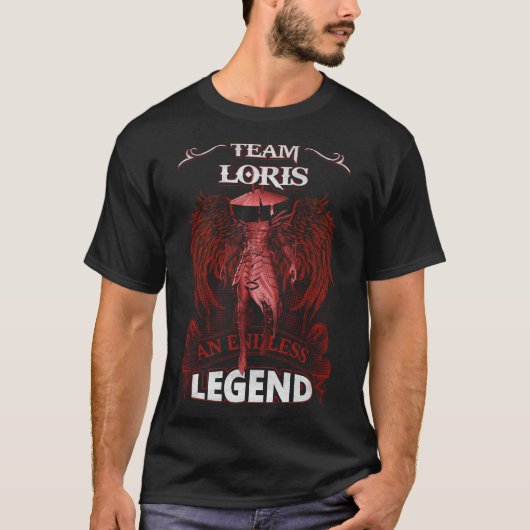 Team LORIS - 果てしなき伝説 Tシャツ (正面)