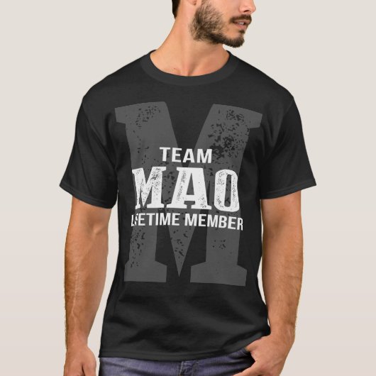 Team MAO終身会員 Tシャツ (正面)
