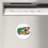 TEAM MEXICO 2026 | メキシコを誇りに思うサッカー マグネット (インサイチュ (食洗機))
