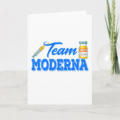 Team Modernaワクおもしろいチン カード (正面)