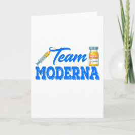 Team Modernaワクおもしろいチン カード