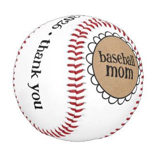 Team Mom Thank You Baseball Gift 野球ボール