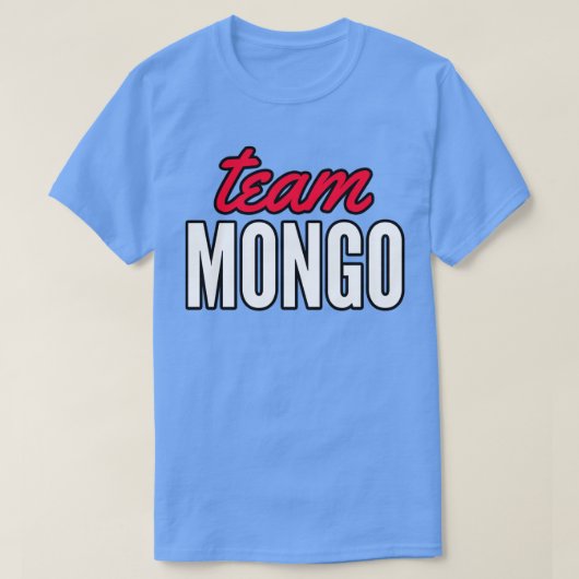 Team Mongo Tシャツ (デザイン正面)