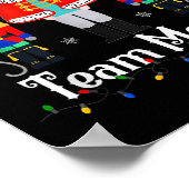 Team Mouse Nutcracker Christmas Dance Funny Soldie ポスター (角)