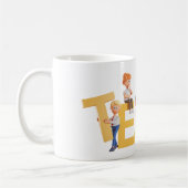 TEAM Mug – Fun & Motivational Design コーヒーマグカップ (左)