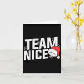 Team Nice Family Christmas Apparel Uni Kids &amp;  カード (黄色い花)